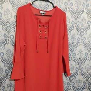 ORANGE SPRING DRESS